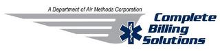 COMPLETE BILLING SOLUTIONS A DEPARTMENTOF AIR METHODS CORPORATION trademark