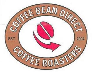 EST. 2004 COFFEE BEAN DIRECT COFFEE ROASTERS trademark