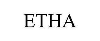 ETHA trademark