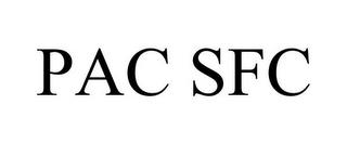 PAC SFC trademark