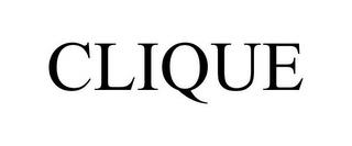 CLIQUE trademark