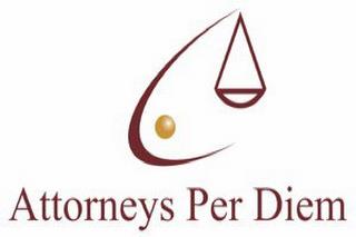 ATTORNEYS PER DIEM trademark