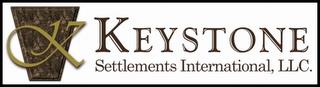 K KEYSTONE SETTLEMENTS INTERNATIONAL, LLC. trademark