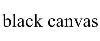 BLACK CANVAS trademark