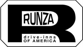 R RUNZA DRIVE-INNS OF AMERICA trademark