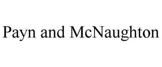 PAYN AND MCNAUGHTON trademark