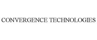 CONVERGENCE TECHNOLOGIES trademark