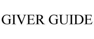 GIVER GUIDE trademark