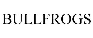 BULLFROGS trademark