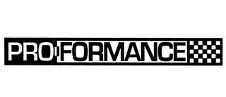 PRO-FORMANCE trademark