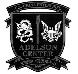 U.S.-CHINA ENTERPRISE ADELSON CENTER 2008 trademark