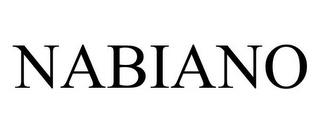 NABIANO trademark