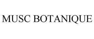 MUSC BOTANIQUE trademark