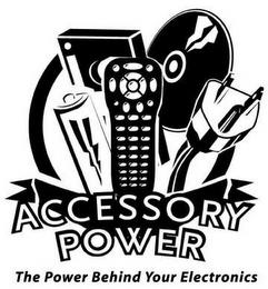 ACCESSORY POWER THE POWER BEHIND YOUR ELECTRONICS trademark