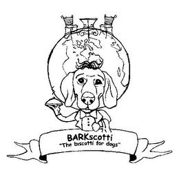 BARKSCOTTI "THE BISCOTTI FOR DOGS" trademark