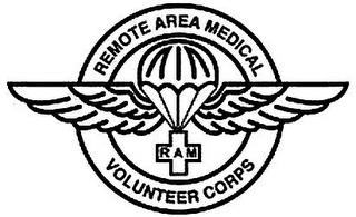 R A M REMOTE AREA MEDICAL VOLUNTEER CORPS trademark