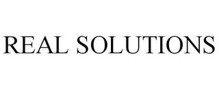 REAL SOLUTIONS trademark