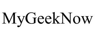 MYGEEKNOW trademark