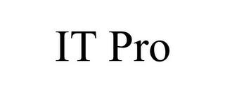 IT PRO trademark