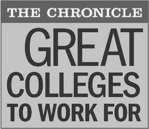 THE CHRONICLE GREAT COLLEGES TO WORK FOR trademark