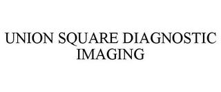 UNION SQUARE DIAGNOSTIC IMAGING trademark