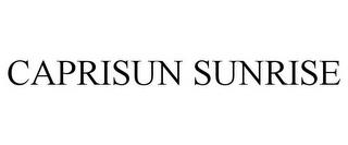 CAPRISUN SUNRISE trademark