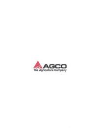 AGCO THE AGRICULTURE COMPANY trademark