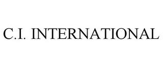 C.I. INTERNATIONAL trademark