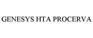 GENESYS HTA PROCERVA trademark