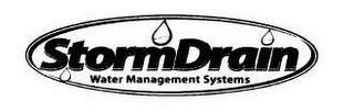 STORMDRAIN WATER MANAGEMENT SYSTEMS trademark