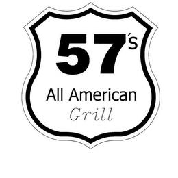 57'S ALL AMERICAN GRILL trademark