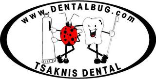 WWW.DENTALBUG.COM TSAKNIS DENTAL trademark