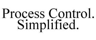 PROCESS CONTROL. SIMPLIFIED. trademark