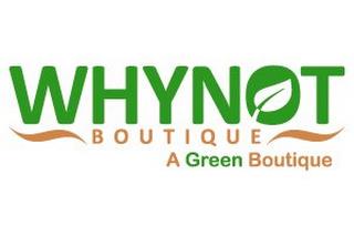 WHYNOT BOUTIQUE A GREEN BOUTIQUE trademark