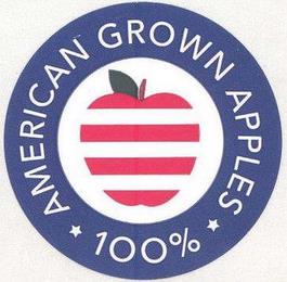 100% AMERICAN GROWN APPLES trademark