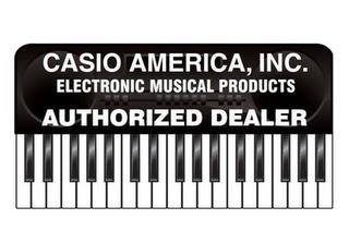 CASIO AMERICA, INC. ELECTRONIC MUSICAL PRODUCTS AUTHORIZED DEALER trademark