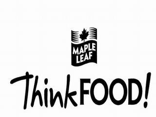 MAPLE LEAF THINK FOOD! trademark