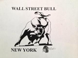 WALL STREET BULL A DIMODICA NY 2003 NEWYORK trademark