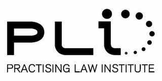 PLI PRACTISING LAW INSTITUTE trademark