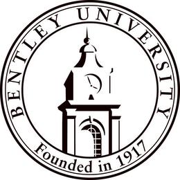 BENTLEY UNIVERSITY FOUNDED IN 1917 trademark