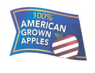 100% AMERICAN GROWN APPLES trademark