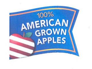 100% AMERICAN GROWN APPLES trademark