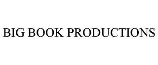 BIG BOOK PRODUCTIONS trademark