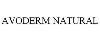 AVODERM NATURAL trademark