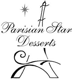 PARISIAN STAR DESSERTS trademark