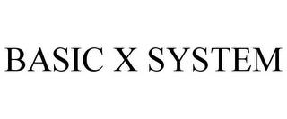 BASIC X SYSTEM trademark