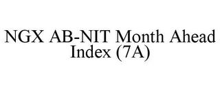 NGX AB-NIT MONTH AHEAD INDEX (7A) trademark