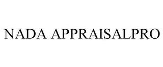 NADA APPRAISALPRO trademark