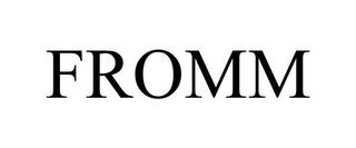 FROMM trademark