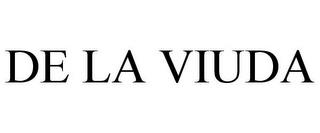 DE LA VIUDA trademark